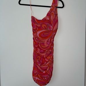 Bright Patterned Mini Dress